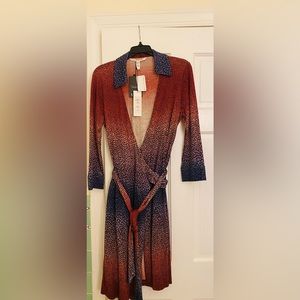 Diane von Furstenberg Justin L/S Wrap Dress